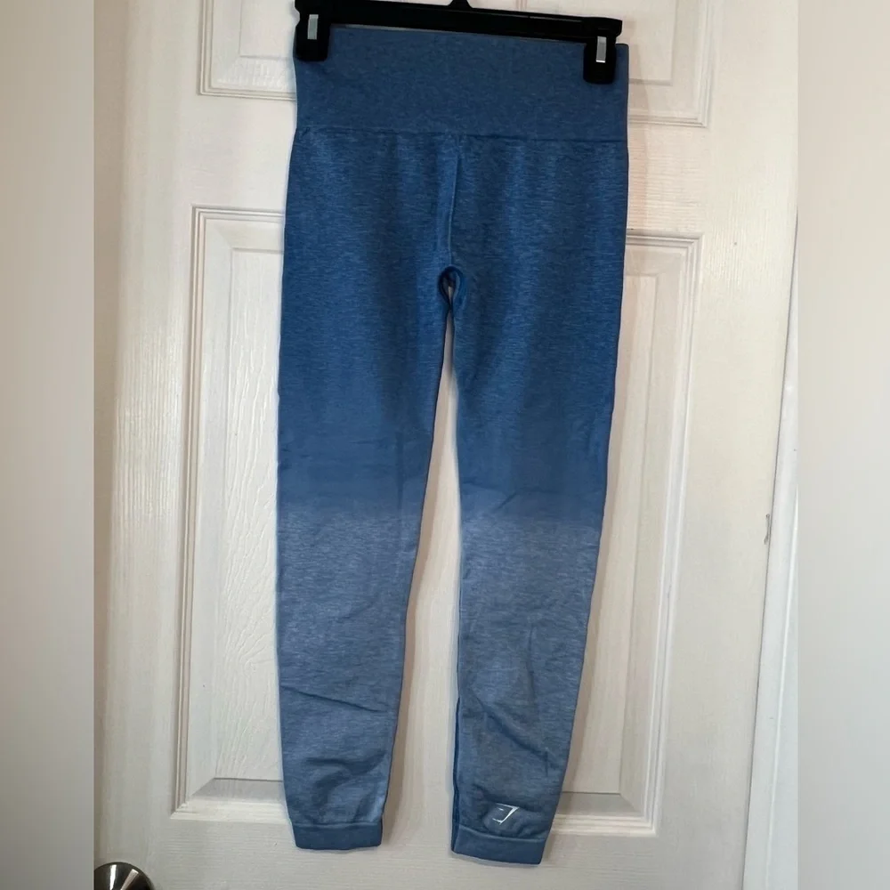 Gymshark Adapt Seamless Blue Ombré Leggings Size‎ XS #5